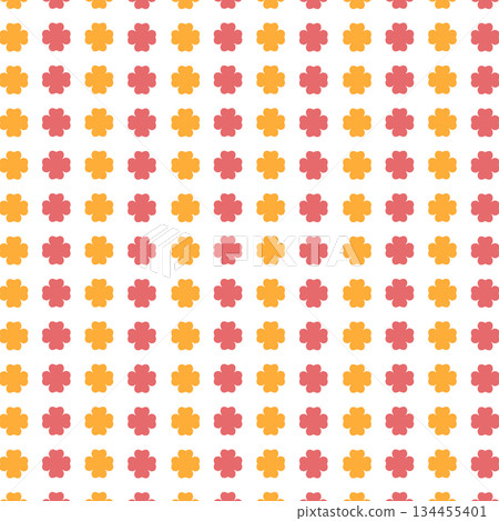 Red-orange clover background material Red-orange clover background material 134455401