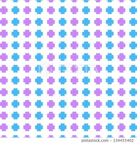 Blue-purple clover background material Blue-purple clover background material 134455402