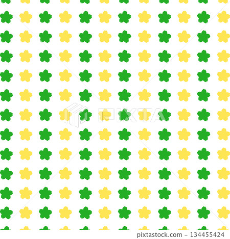 Yellow-green cherry blossom background material Yellow-green cherry blossom background material 134455424