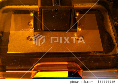 3d resin printer in interior showroom 3d resin printer in interior showroom 134455546