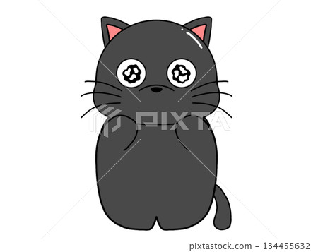 Tearful black cat Tearful black cat 134455632