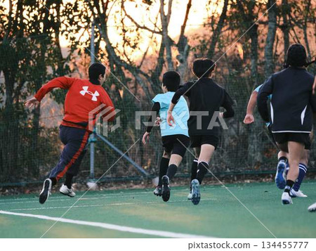 足球橄欖球俱樂部伸展運動 足球橄欖球俱樂部伸展運動 134455777