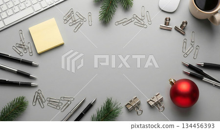 Holiday Desk Decor Holiday Desk Decor 134456393