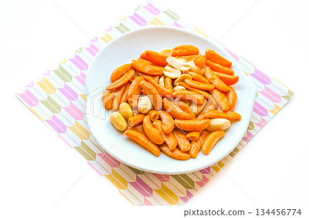 Persimmon seeds as a snack 134456774