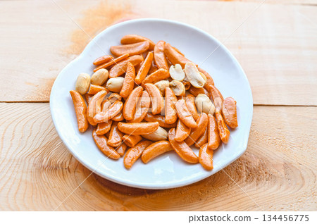 Persimmon seeds as a snack 134456775