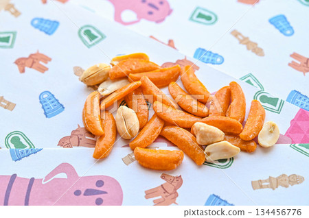 Persimmon seeds as a snack 134456776