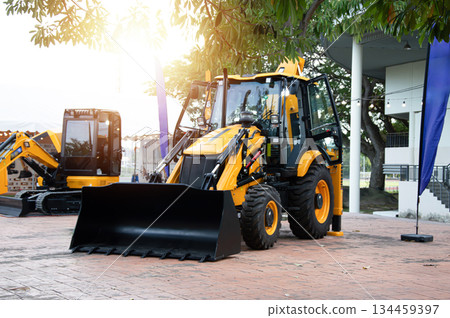 Medium-sized tractors used in industrial and agricultural applications. Medium-sized tractors used in industrial and agricultural applications. 134459397