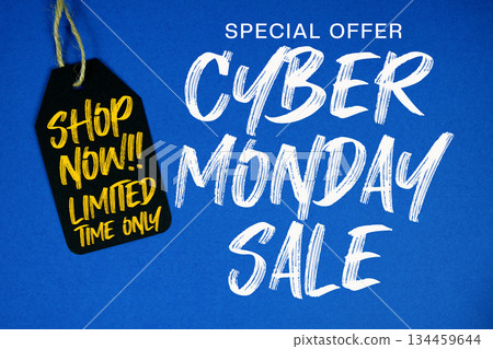 Cyber Monday Sale Special offer with Price tag Limited Time Offer Shop Now Cyber Monday Sale Special offer with Price tag Limited Time Offer Shop Now 134459644