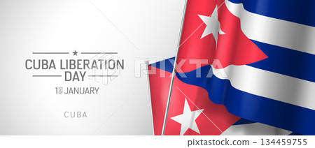 Cuba happy constitution day greeting card, banner vector illustration Cuba happy constitution day greeting card, banner vector illustration 134459755