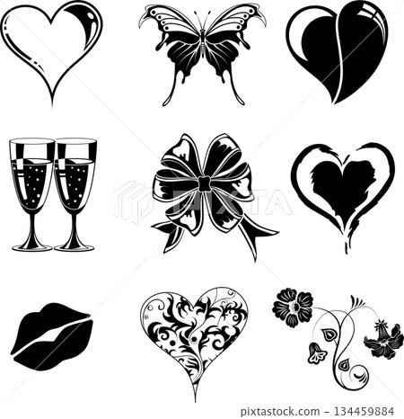 Valentines Day collection 134459884