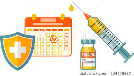 Vaccination Concept Banner Vaccination Concept Banner 134459887