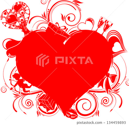 Valentines Day background Valentines Day background 134459893
