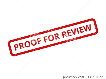 Gritty red rectangular stamp symbol indicating material has been submitted for official review Gritty red rectangular stamp symbol indicating material has been submitted for official review 134460154