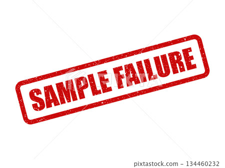 Grunge effect stamp featuring the word failure clearly indicating an unsuccessful result Grunge effect stamp featuring the word failure clearly indicating an unsuccessful result 134460232