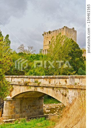 ruins of ancient castle 134461565