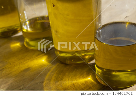 golden olive oil reflections golden olive oil reflections 134461761