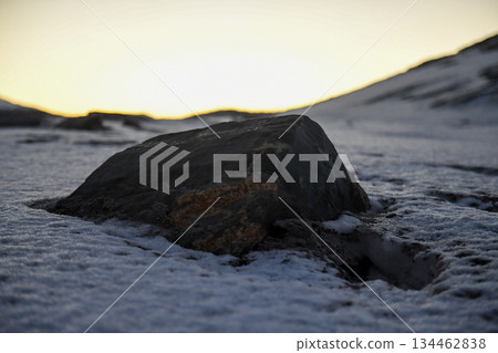 Norwegian winter landscape 134462838