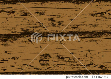 Rustic Brown Wooden Plank Grunge Texture 134462987