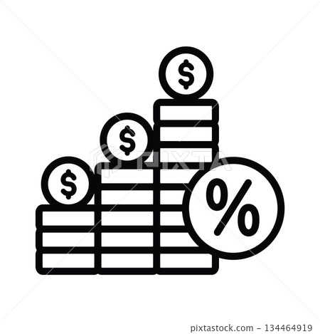 Credit Rating or Score Icon with Credit Card Check - Good or Bad Credit Idea 134464919