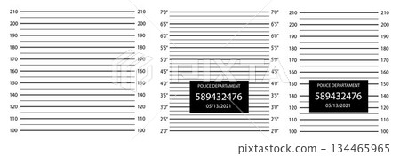 Police lineup or mugshot background 134465965
