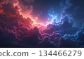 Dramatic Colorful Cloudscape Fantasy 134466279