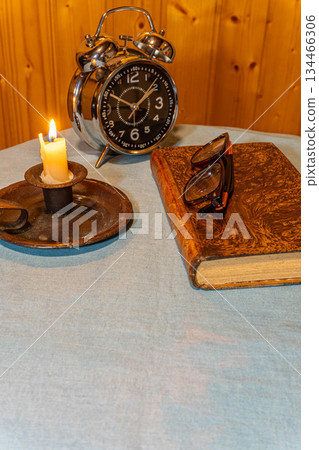 Old Reading with Candle Old Reading with Candle 134466306