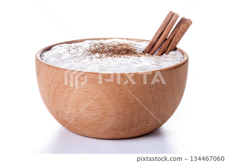 Creamy homemade Spanish custard served in a bowl Creamy homemade Spanish custard served in a bowl 134467060