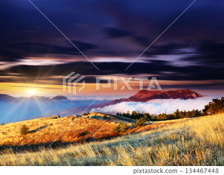 mountain landscape mountain landscape 134467448