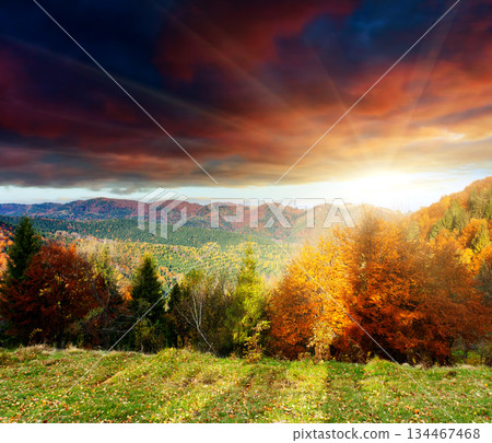 mountain landscape mountain landscape 134467468