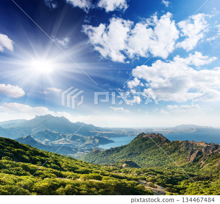 mountain landscape 134467484