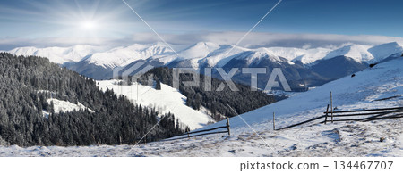 mountain landscape mountain landscape 134467707