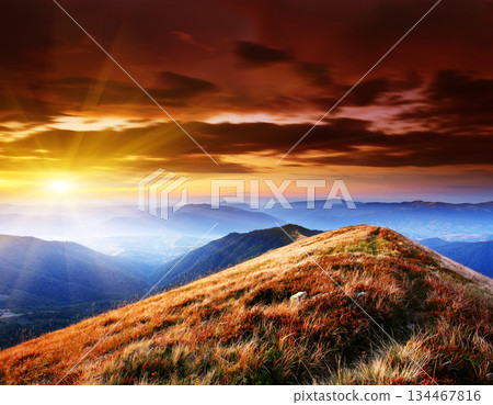 mountain landscape mountain landscape 134467816