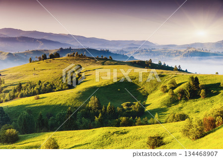 mountains landscape mountains landscape 134468907