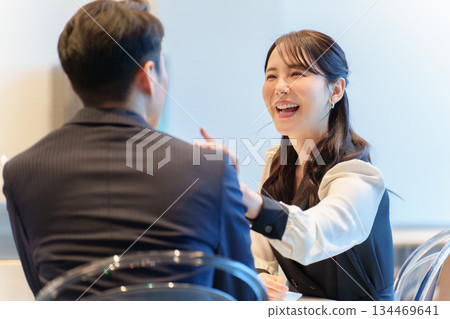 Couple date restaurant anniversary Couple date restaurant anniversary 134469641