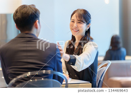 Couple date restaurant anniversary Couple date restaurant anniversary 134469643