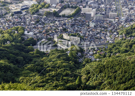 View of the Yahatahigashi Ward cityscape from the summit of Mt. Sarakura View of the Yahatahigashi Ward cityscape from the summit of Mt. Sarakura 134470112