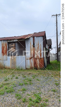 Rusted iron plate Rusted iron plate 134470546