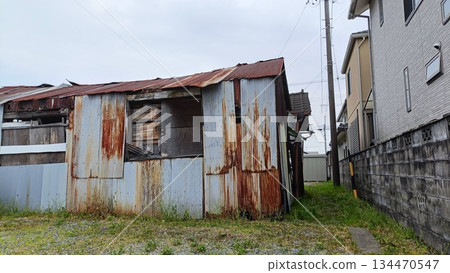 Rusted Totan building Rusted Totan building 134470547