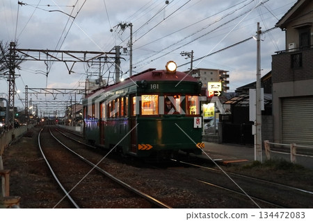 阪堺電車 Mo161 濱寺公園站 阪堺電車 Mo161 濱寺公園站 134472083