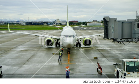 從宮崎機場出發大廳看到的景色 134472169