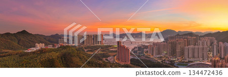 Twilight Glow Over Tseung Kwan O Waterfront Promenade Nov 10 2025 134472436