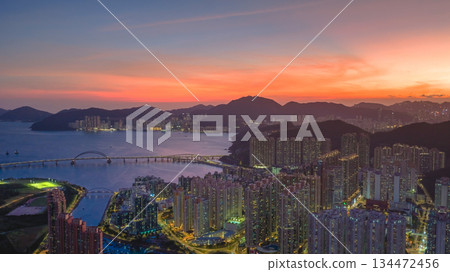 Twilight Glow Over Tseung Kwan O Waterfront Promenade Nov 10 2025 Twilight Glow Over Tseung Kwan O Waterfront Promenade Nov 10 2025 134472456