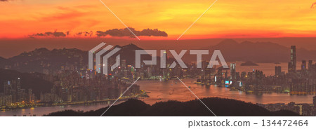 Vibrant Sunset Over a Bright City Skyline by the Harbor Nov 10 2025 Vibrant Sunset Over a Bright City Skyline by the Harbor Nov 10 2025 134472464