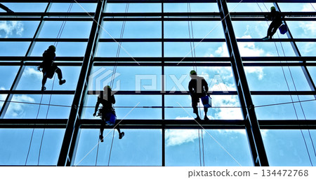 extreme work cleaning windows at height extreme work cleaning windows at height 134472768