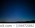 Starry sky: Big Dipper and North Star 134472882
