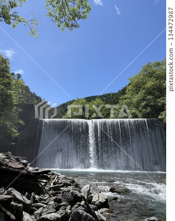南阿爾卑斯山的源頭:諾羅河的水壩和河道 南阿爾卑斯山的源頭:諾羅河的水壩和河道 134472987