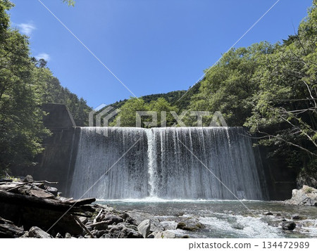 南阿爾卑斯山的源頭:諾羅河的水壩和河道 南阿爾卑斯山的源頭:諾羅河的水壩和河道 134472989