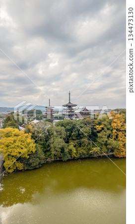 Nov 27 2025 Autumn View Of Japanese Temple Pagodas Surrounded By Trees Nov 27 2025 Autumn View Of Japanese Temple Pagodas Surrounded By Trees 134473130