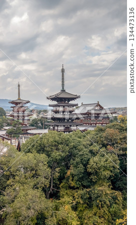 Nov 27 2025 Autumn View Of Japanese Temple Pagodas Surrounded By Trees Nov 27 2025 Autumn View Of Japanese Temple Pagodas Surrounded By Trees 134473136