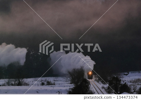 Banetsu West Line SL擁有雪景 Banetsu West Line SL擁有雪景 134473374